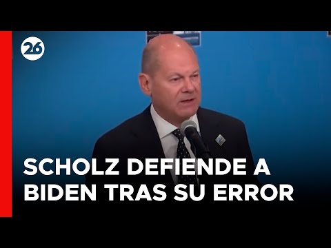 EEUU | Scholz minimiza el desliz de Biden