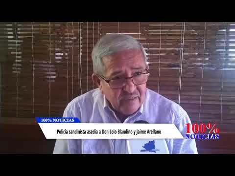 Asedio policial al comentarista Jaime Arellano y empresario Lolo Blandino