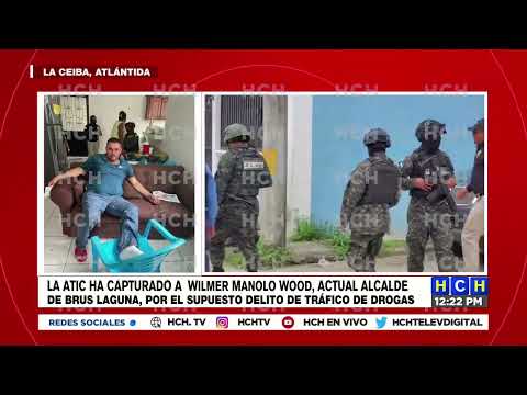 ¡Operación del alto impacto! Por tráfico de drogas capturan al alcalde de Brus Laguna, Wilmer Manolo