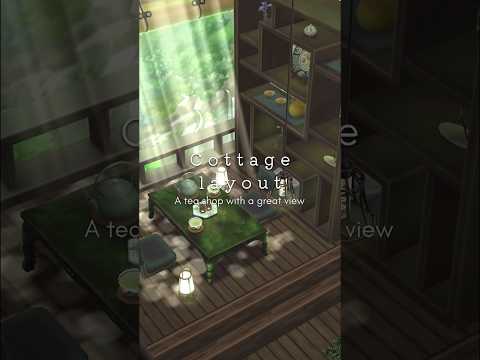 【ポケ森コンプリート】カンロククッキーを使って隠れ家茶屋を作ってみた🍵🫖🌿