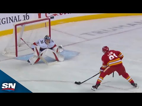 Flames’ Nazem Kadri Undresses Panthers’ Spencer Knight For Spectacular Goal