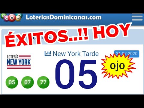 BINGO hoy..!! ((( 05 ))) ÉXITOS  hoy..! Loteria NEW YORK TARDE/ PREMIOS REVELADOS PARA HOY..!!
