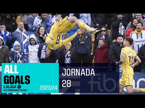 TODOS LOS GOLES de la JORNADA 28 de LALIGA Hypermotion 2023/2024