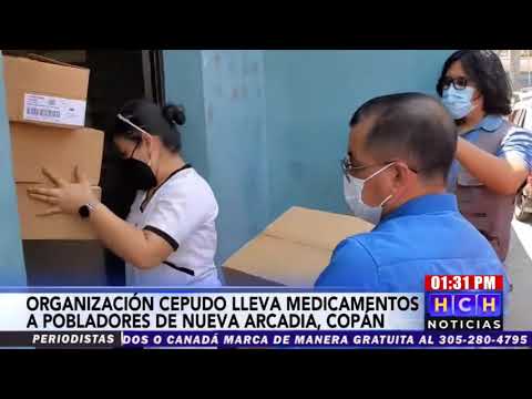 #CEPUDO realiza importante donativo de medicamentos a pobladores de Nueva Arcadia, Copán