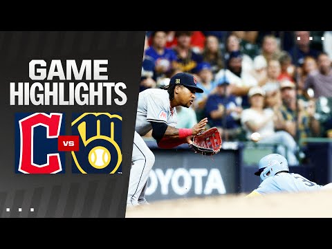 Guardians vs. Brewers Game Highlights (8/16/24) | MLB Highlights