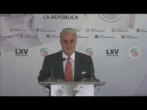 Conferencia de prensa del senador Alejandro Rojas (Morena), del 11 de septiembre de 2023