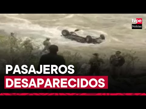 Ayacucho: camioneta cae a río y deja a cuatro personas desaparecidas