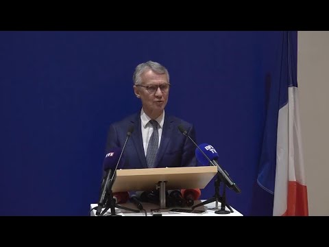 French counterterrorism prosecutor gives update on investigations after fatal stabbing of a German t