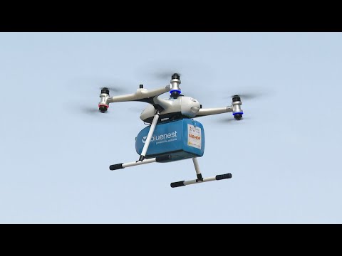 Drones para transportar material sanitario urgente, un proyecto pionero español