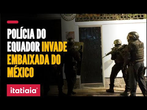 POLÍCIA EQUATORIANA INVADE EMBAIXADA DO MÉXICO PARA PRENDER EX VICE PRESIDENTE DO EQUADOR