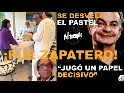 ¡SE DESTAPA EL BOCHORNOSO PASTEL VENEZOLANO: FUE ZAPATERO!