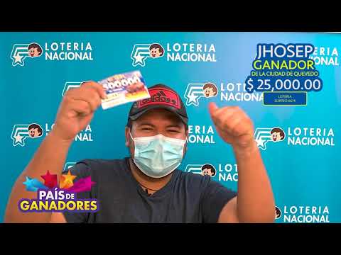 Jhosep Guerra ganador Loteria sorteo 6674