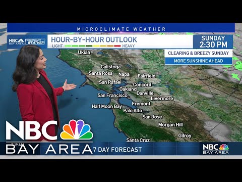 Bay Area forecast: Sunny, breezy, warming ahead