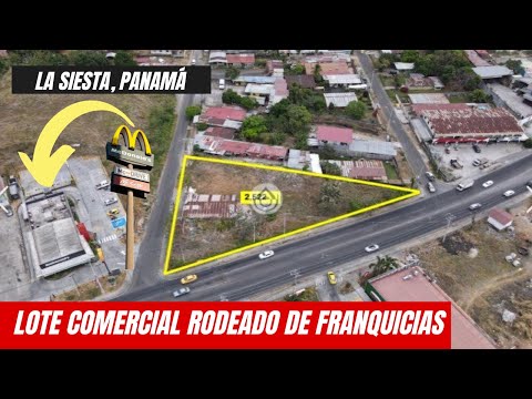 Propiedad de esquina detrás del Aeropuerto Internacional de Tocumen. La Siesta, Ciudad de Panamá.