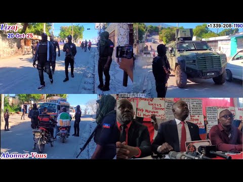Ay Fout: Brigadye Polisye Kriswa Pye Sòl Kafou Samida CheckPoint. 2 Blindé Patwouy. Zansèt Haiti