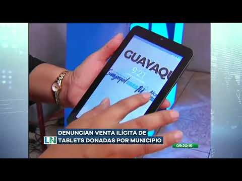 Denuncian venta ilícita de tablets donadas por el municipio