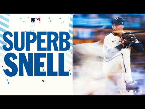 Blake Snell struck out TEN BATTERS in his second start since returning from the IL!