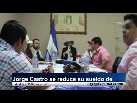 Jorge Castro se reduce su sueldo de alcalde a $500 por un año