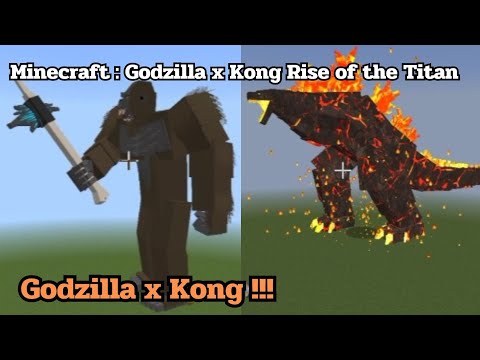 GodzillaxKongมาเยือนมายคราฟ