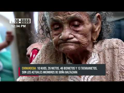¡Más de un siglo de Bendición! Mujer chinandegana cumple 107 años - Nicaragua