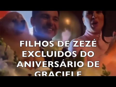 FILHOS DE ZEZÉ EXCLUIDOS NO ANIVERSÁRIO DE GRACIELE