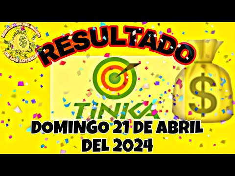 RESULTADO TINKA DEL DOMINGO 21 DE ABRIL DEL 2024 /LOTERÍA DE PERÚ/