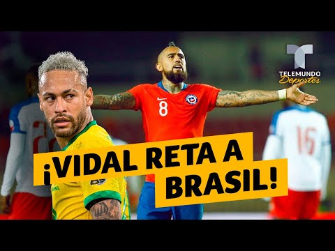 Las retadoras palabras de Arturo Vidal para Brasil | Telemundo Deportes