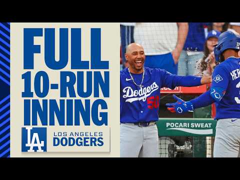 FULL 10-RUN INNING for the Los Angeles Dodgers! | MLB Spring Training Highlights