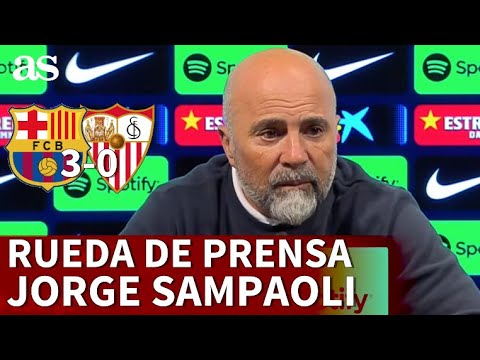 BARCELONA 3 - SEVILLA 0 | Rueda de prensa de SAMPAOLI: Nos faltó juego | Diario AS