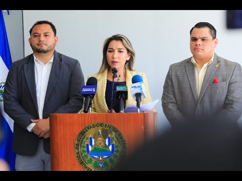 Conferencia de prensa diputados brinda resultados financieros para los salvadoreños