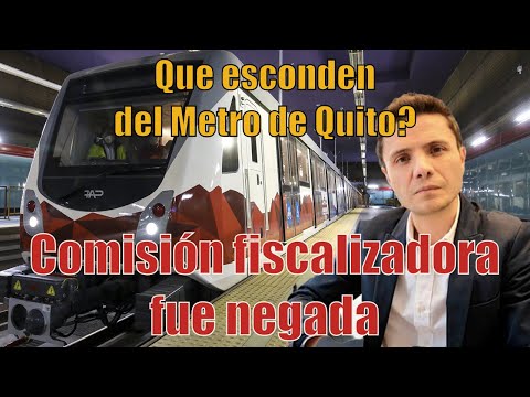 Qué esconden del Metro de Quito