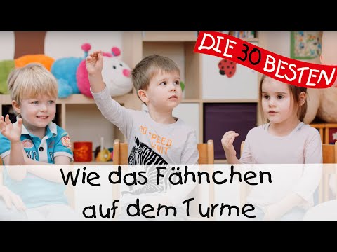 🌺 Wie das Fähnchen auf dem Turme - Singen, Tanzen und Bewegen || Kinderlieder