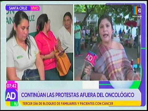 01032024   CONTINUAN LAS PROTESTAS AFUERA DEL HOSPITAL ONCOLOGICO   BOLIVISION