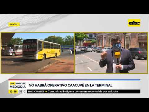 No habrá operativo Caacupé en la Terminal de Asunción