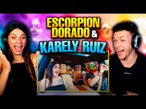 ESPAÑOLES REACCIONAN a ESCORPION AL VOLANTE con KARELY RUIZ  *se parten de risa*