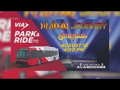 VIA offering Park & Ride services for Def Leppard and Journey concert