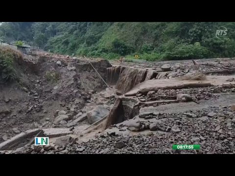 Deslave dejó graves damnificados en Cumandá