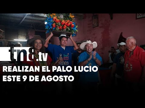 Devotos de Managua participan del tradicional Palo Lucio este 9 de agosto - Nicaragua