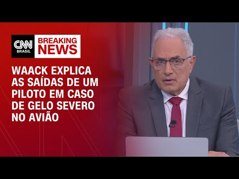 Waack explica as saídas de um piloto em caso de gelo severo no avião | WW