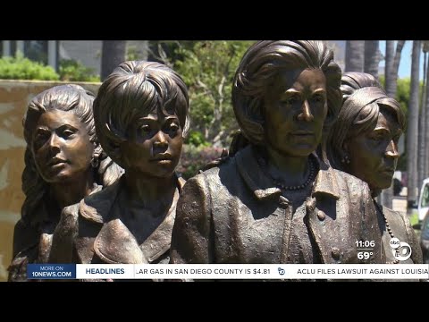 New statue in Coronado honors military wives in San Diego