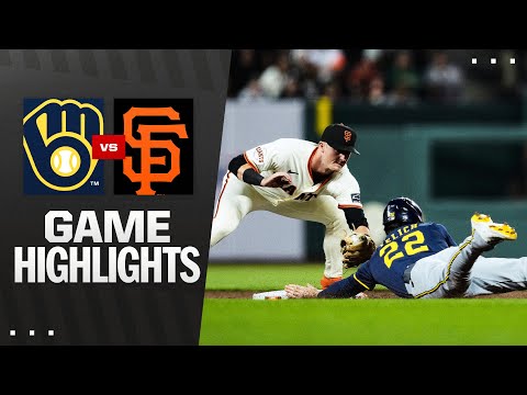 Brewers vs. Giants Game Highlights (4/21/25) | MLB Highlights
