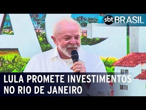 Na Baixada Fluminense, Lula diz que Rio não pode ser dominado pela violência | SBT Brasil (06/02/24)