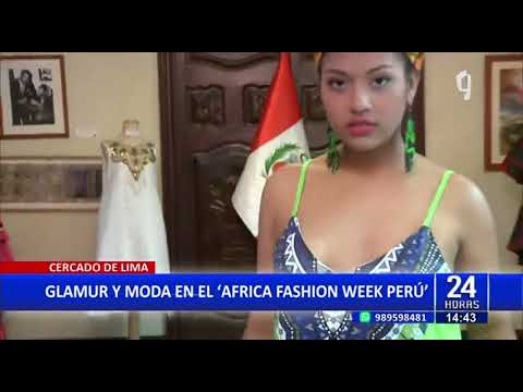 Realizan primera edición del Africa Fashion Week Perú
