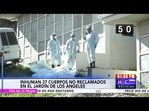 Medicina Forense inhuma 27 cadáveres no reclamados en la capital