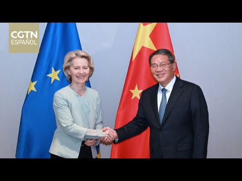 Li Qiang se reúne con la presidenta de la Comisión Europea en Davos
