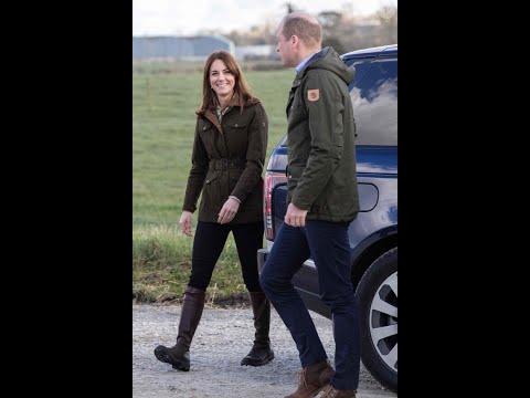 Kate Middleton souriante avec William dans une ferme : la vidéo dévoilée ! Elle avait l'air soula