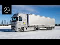 Elektryczne ciarwki Mercedes-Benz testowane w Finlandii