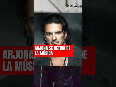 Ricardo Arjona anuncia su retiro de la musica por cuenta de una enfermedad que padece