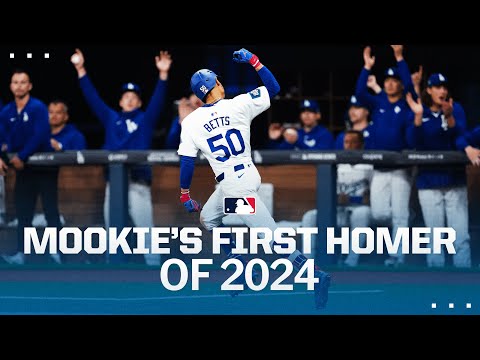Mookie mashes the first MLB homer of the 2024 season!
