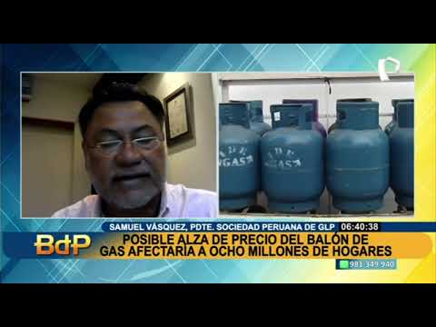 Sociedad Peruana de GLP: “Estamos en conversaciones para que no suba el precio del balón de gas”
